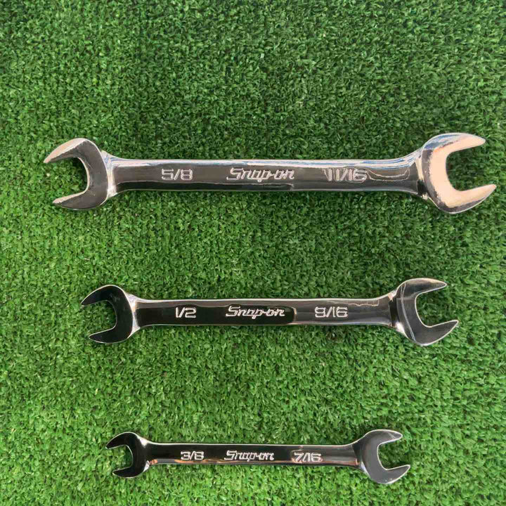 スナップオン(Snap-on) オープンエンドレンチ 3本セット VO1214B 1618B 2022B【草加店】