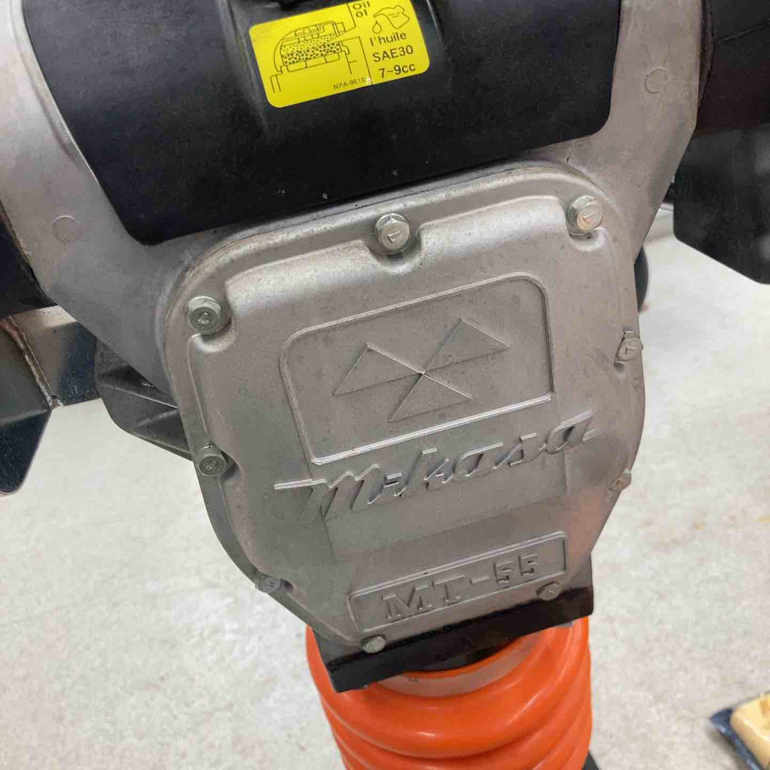 【店頭受取り限定/中古】◇三笠(ミカサ/mikasa) エンジンランマ MT-55 タンピングランマ 運搬用台車付き【八潮店】