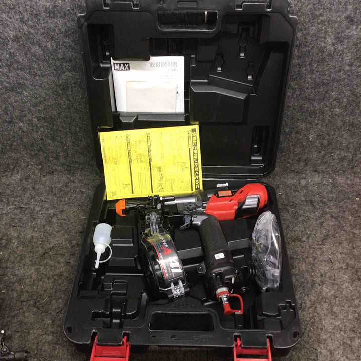 【美品】★マックス(MAX) 高圧エアネジ打ち機 HV-R41G6(D)-G【鴻巣店】