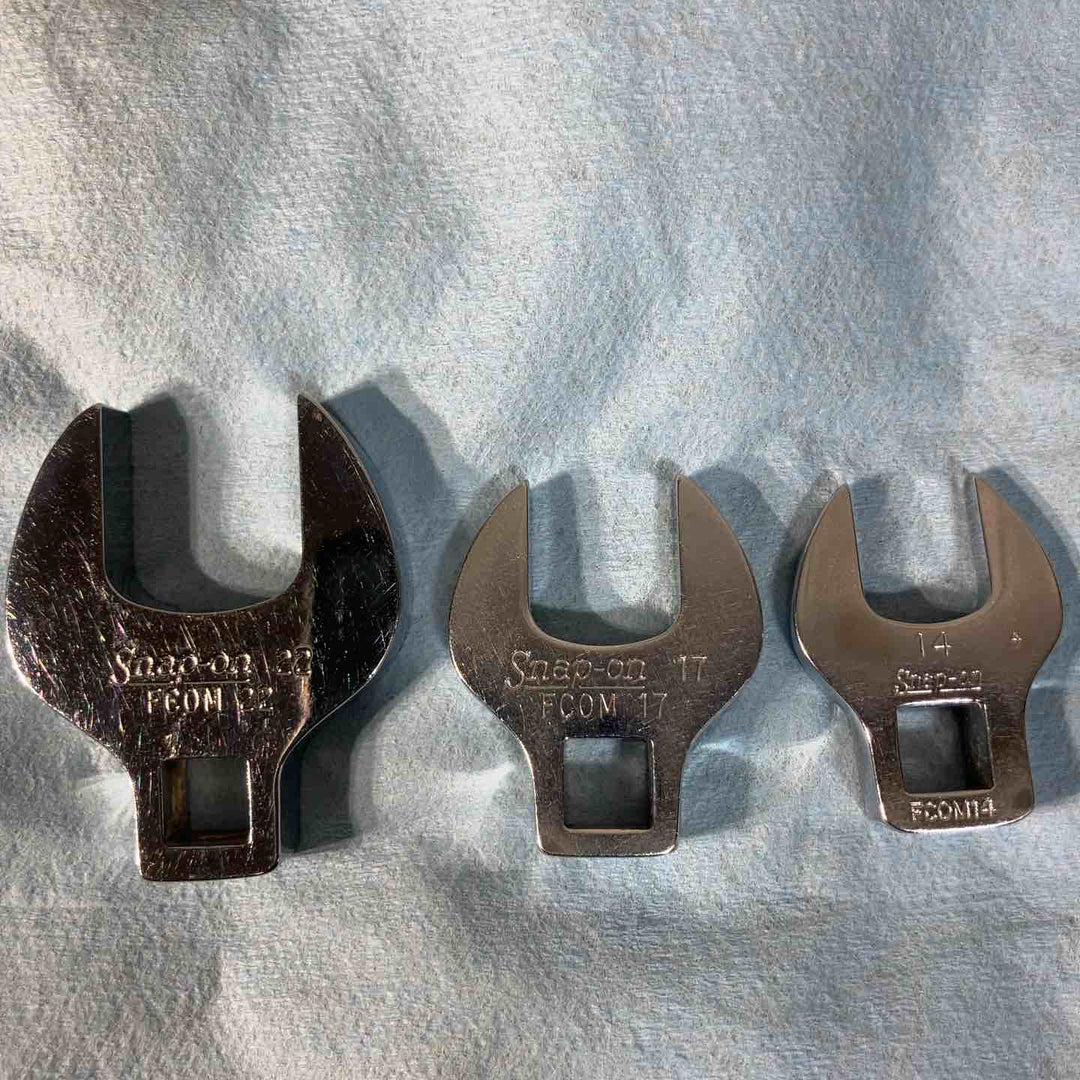 ◇Snap-on クロウフットレンチ セット 旧ロゴあり FCOM22/17/14 FRHM18/15/14 FRH280S【戸田店】