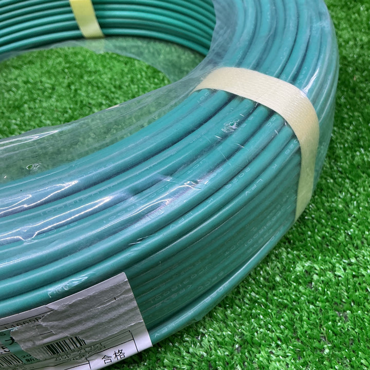 【未使用品】SFCC株式会社 IV線 5.5SQ 緑 100m巻 600V ビニル絶縁電線【電材館越谷店】