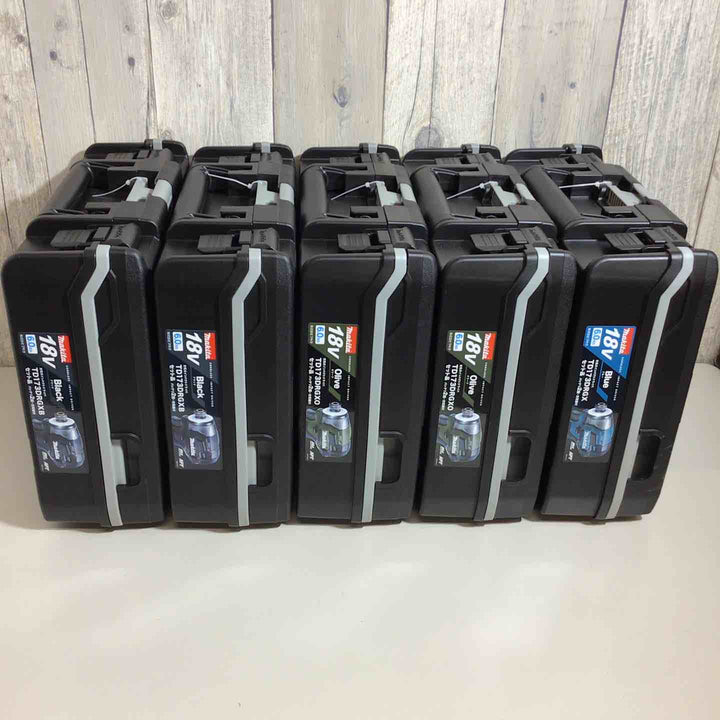【未使用品】 マキタ makita コードレス インパクトドライバー TD173DRGX TD173DRGXB TD173DRGXO 5台セット 青 ブルー 黒 ブラック オリーブ【戸田店】