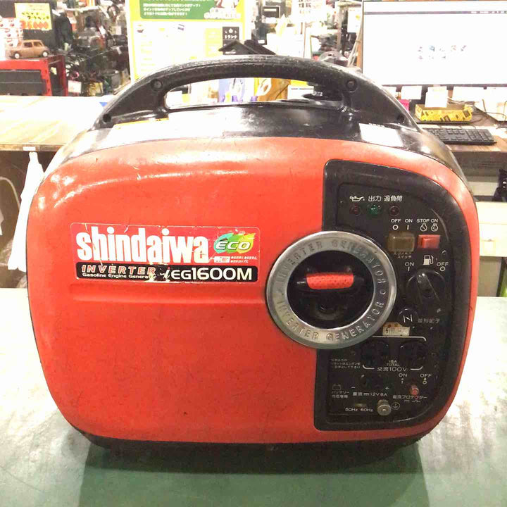 ★新ダイワ(Shindaiwa) インバーター発電機 IEG1600M-Y【川口店】