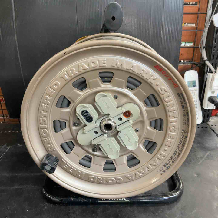 ◇ハタヤ(HATAYA) コードリール サンタイガーリール 15A 50m 屋内用 GT-50 温度センサー付【草加店】