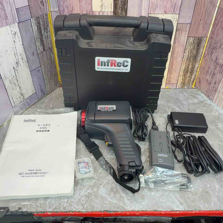日本アビオニクス InfRec/インフレック 赤外線 測定器 サーモグラフィカメラ G100L サーモギア 【八潮店】