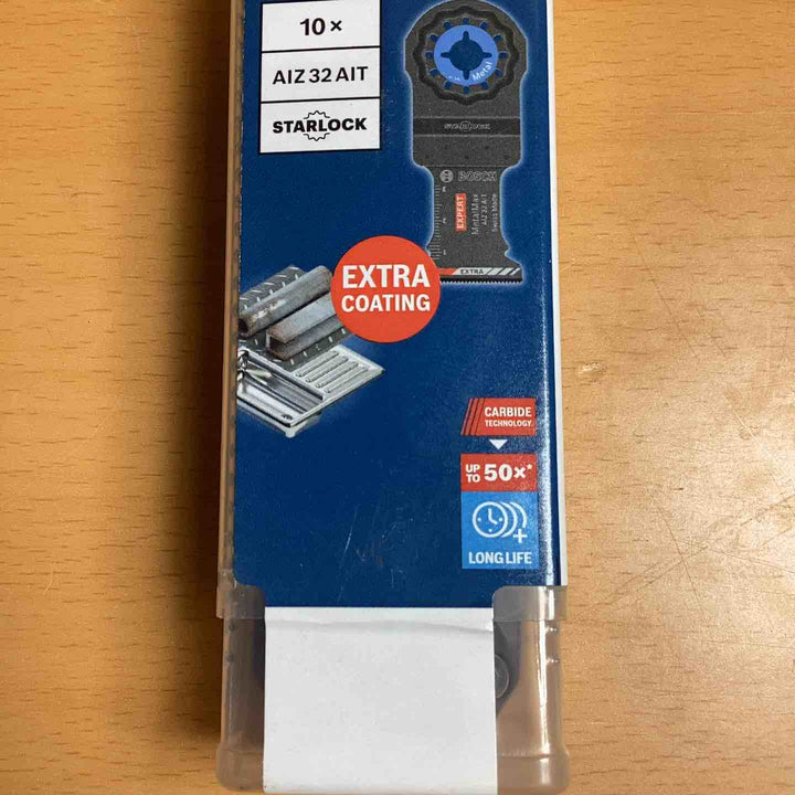 BOSCH マルチツールブレード (カットソー) スターロック 【金属用】 AIZ32AIT/10 2608900016 長持ち 硬質 金属 耐久性 頑丈 鉄筋 【越谷店】