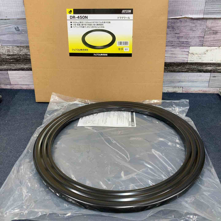 【未使用品】デンサン(DENSAN) 通線リール  ドラマワール 直径φ450×高さ21mm 最大500kgまでのドラムを回転可【八潮店】