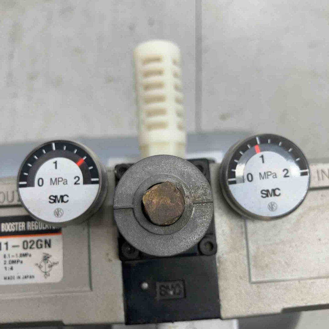 ◇SMC 常圧エアタンク VBAT05A1-V  増圧弁VBA1111-02GN付【鴻巣店】