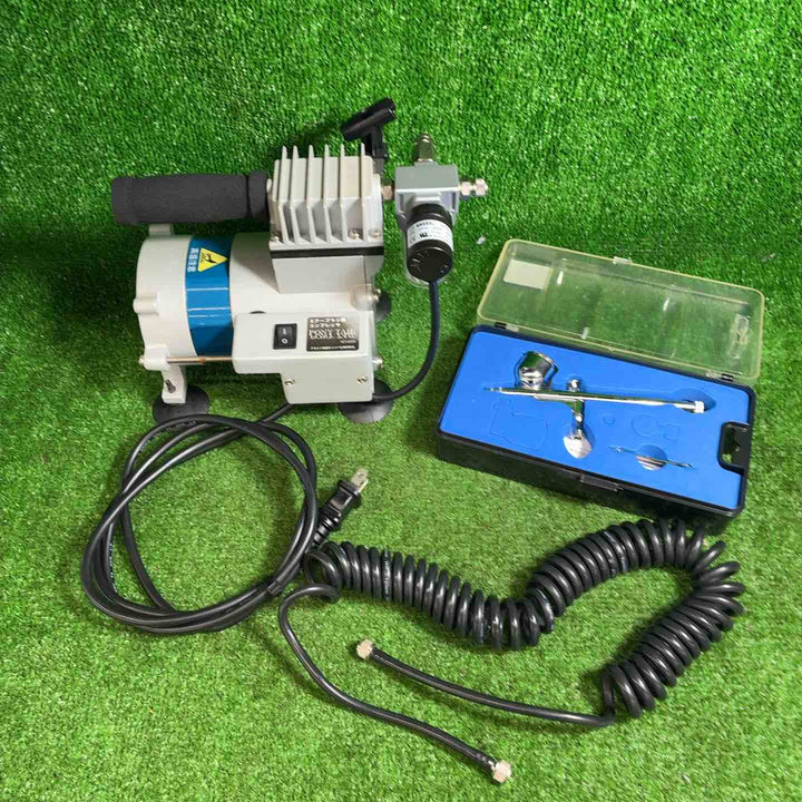 エアブラシ用コンプレッサー　MX6011、エアブラシ MX2370【藤沢店】