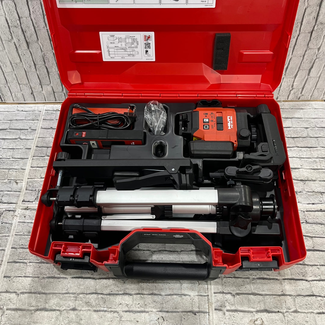 ○ヒルティ(HILTI) グリーン コードレスレーザー墨出し器 フルライン PM30-MG【川口店】