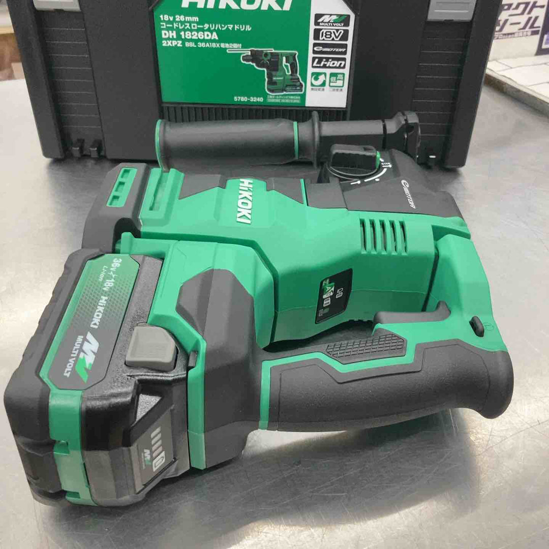 ★ハイコーキ(HIKOKI ※旧:日立工機) コードレスハンマドリル DH1826DA(2XPZ)【所沢店】
