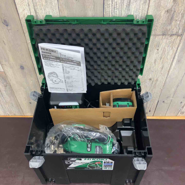 【未使用(店頭展示品)】 HiKOKI(ハイコーキ) 36V 充電式丸のこ C3605DA(SK)(2XPSZ) 【東大和店】