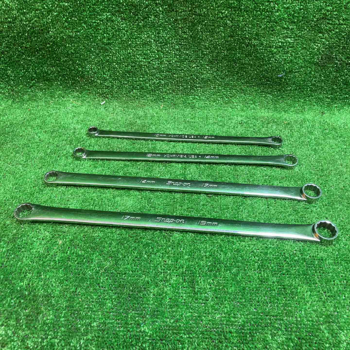 スナップオン(Snap-on)ロングストレートメガネレンチ XDHFM1719/1417/1214/1012 4本セット【川越店】