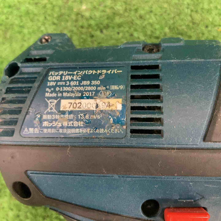 ◇ボッシュ(BOSCH) 18Vバッテリーインパクトドライバー GDR18V-EC【川崎店】