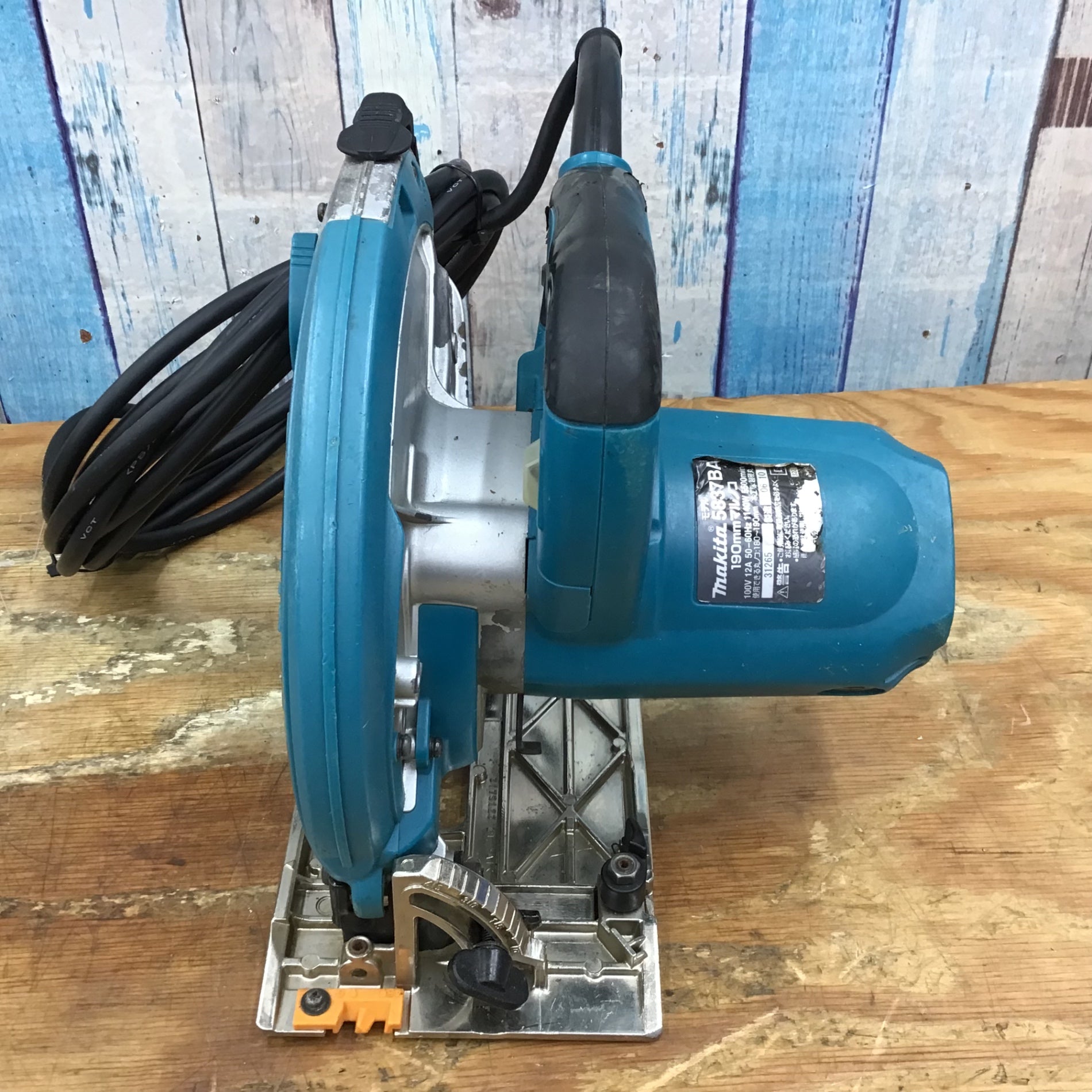 中古　makita マキタ 190mm丸ノコ 5837BA ☆マキタ(makita) 丸のこ 5837BA【川口店】 – アクトツール