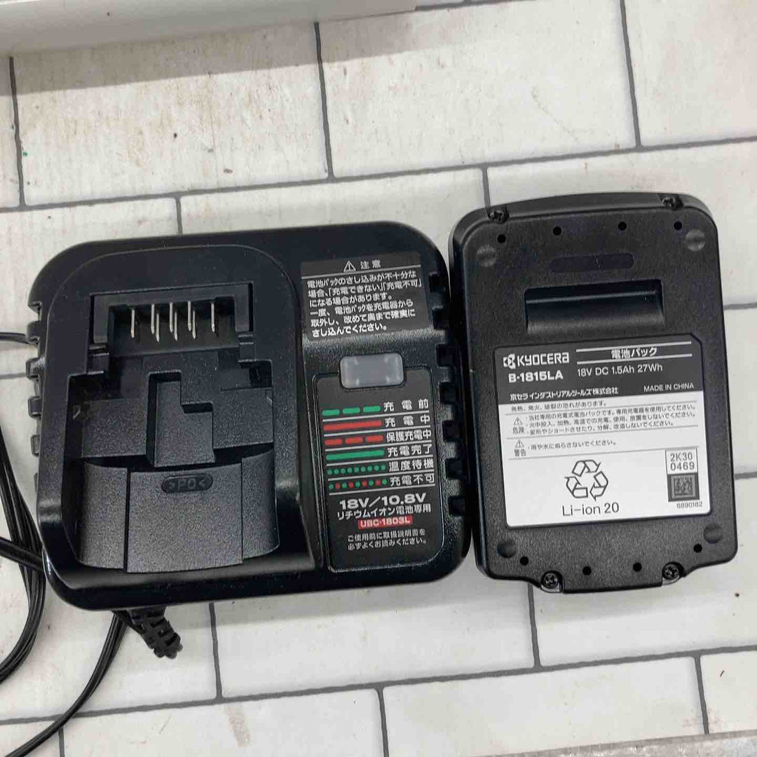 ◇京セラ(KYOCERA) 充電式クリーナー KBC-1800【所沢店】