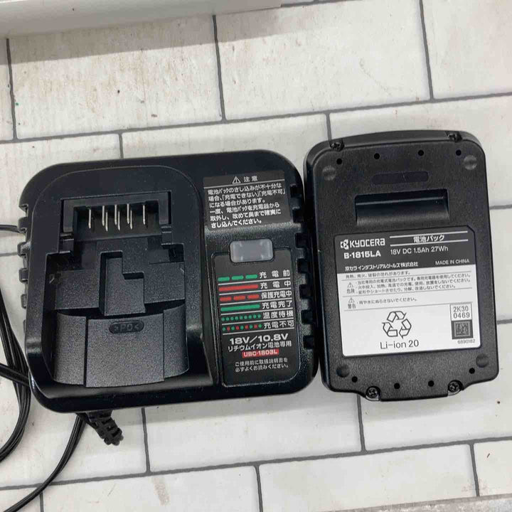 ◇京セラ(KYOCERA) 充電式クリーナー KBC-1800【所沢店】
