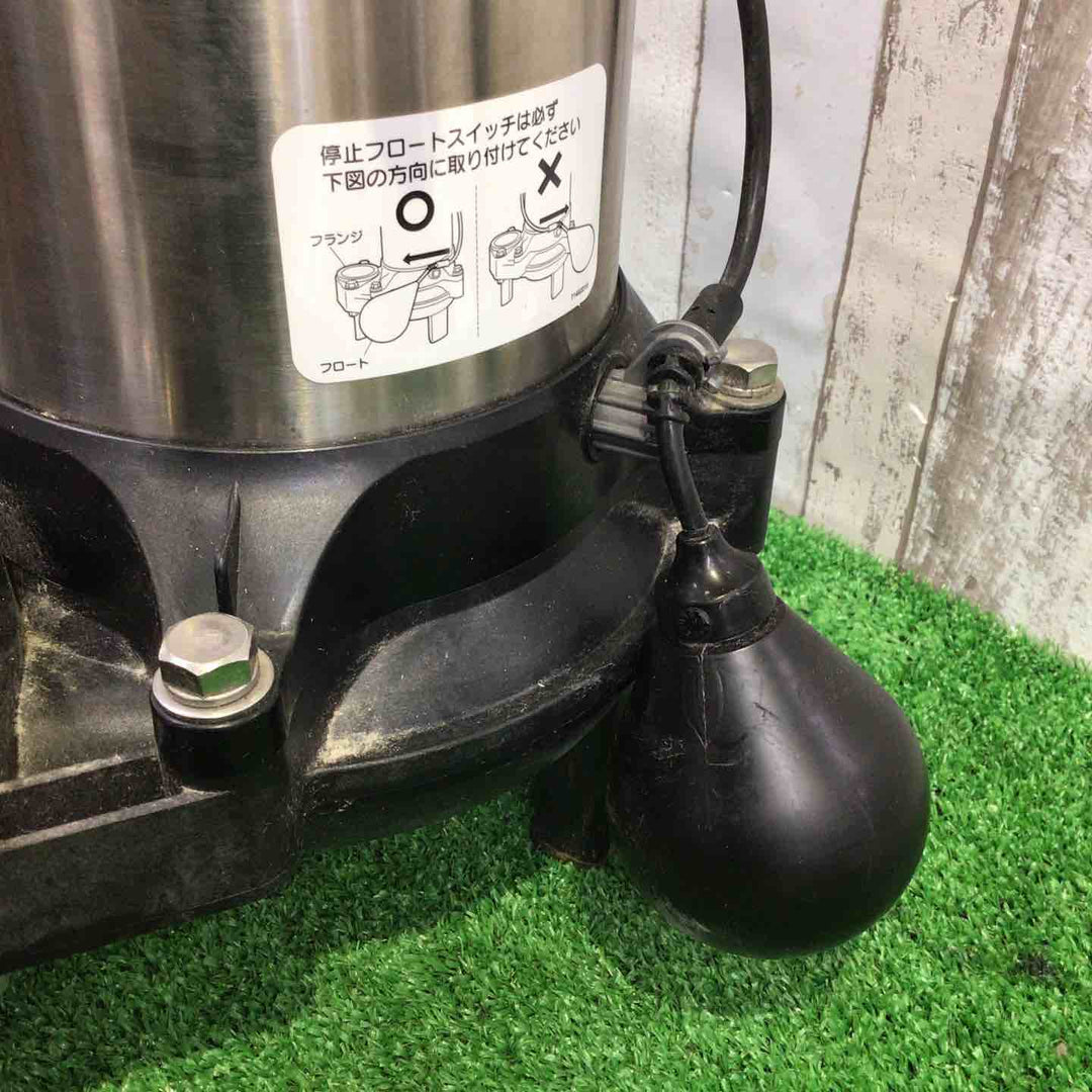【中古品】 川本製作所 WUO4-505-0.4SL 単相100V 50Hz 強化樹脂製汚水・汚物水中ポンプ(自動型) 口径50mm 0.4kW 【町田店】