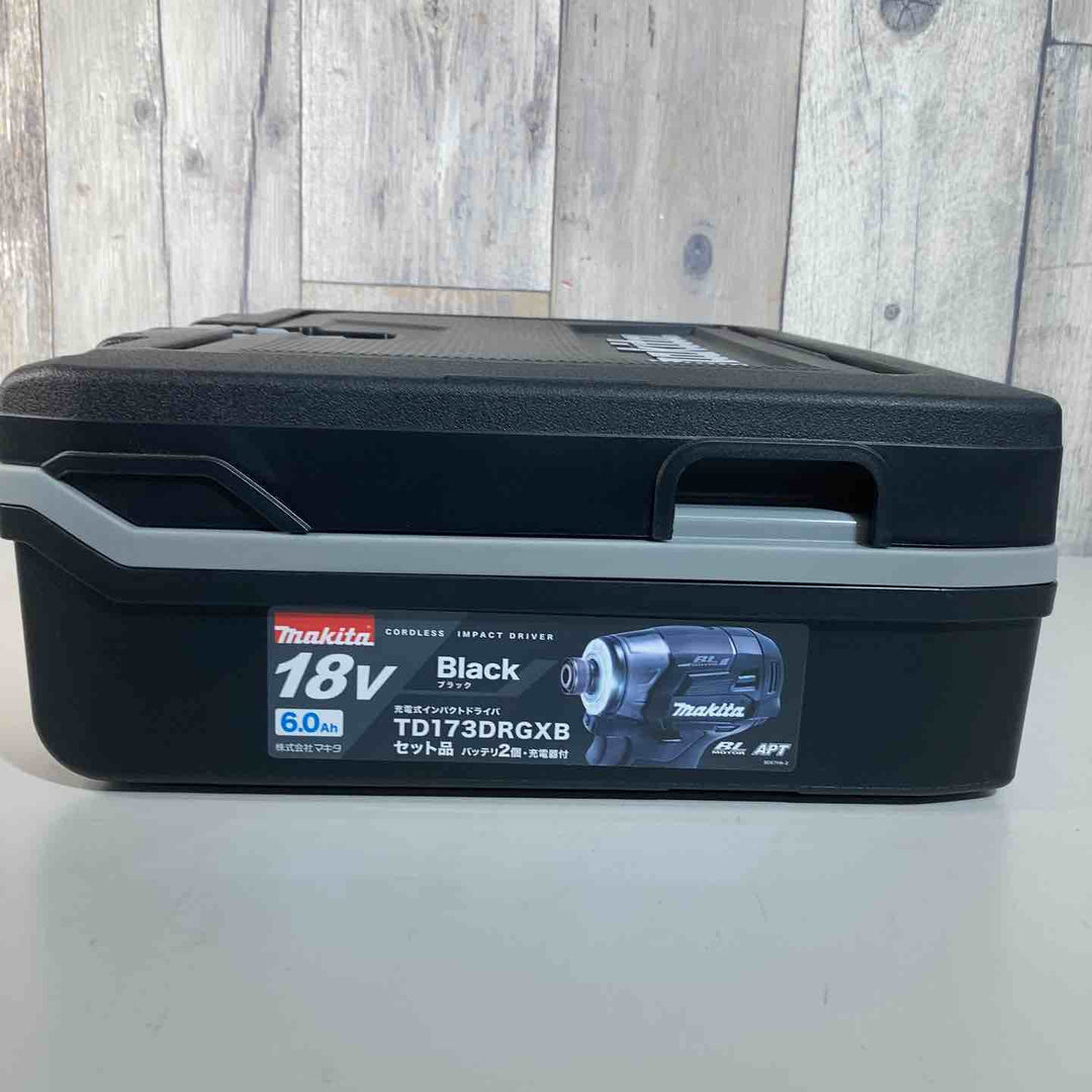 ★マキタ(makita) 18V コードレスインパクトドライバー TD173DRGXB 純正品 バッテリー2個付き【戸田店】