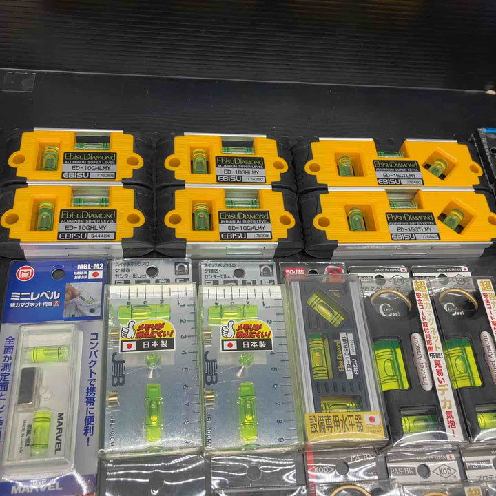 【未使用品】水平器 磁石モデル マグネット付き 30個まとめ売り エビスダイヤモンド KOD シンワ等【川越店】