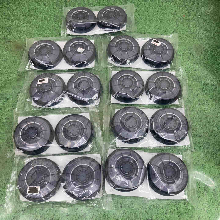 【未使用】興研 防じんマスク(取替え式) アルファリングフィルタ RD-6型　9セット【町田店】