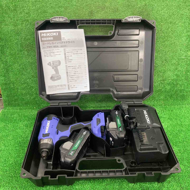 ◇ハイコーキ(HIKOKI ※旧:日立工機) コードレスインパクトドライバ FWH18DA(2BG)【川崎店】