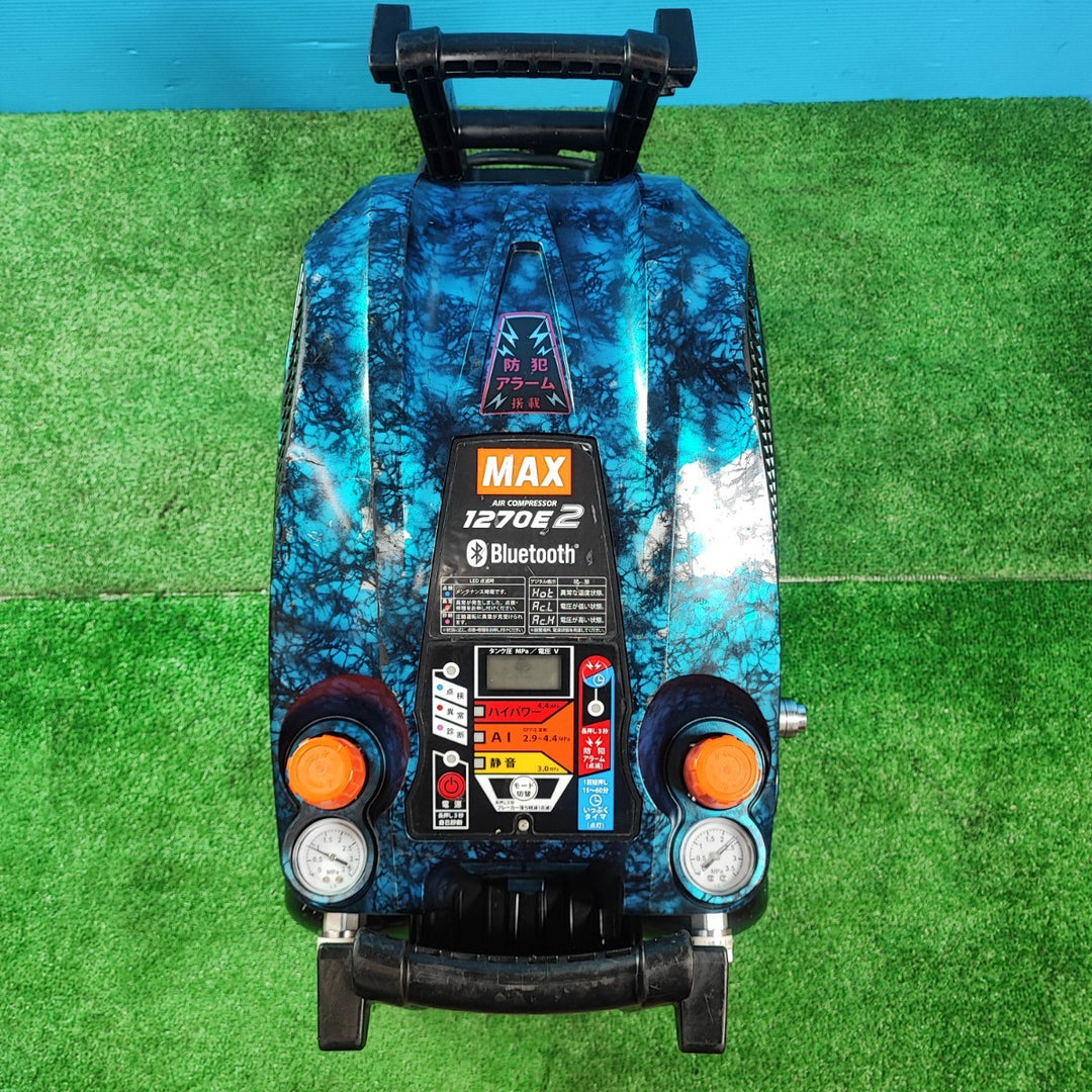 ◇マックス(MAX) エアコンプレッサー AK-HH1270E2 ガイアブルー【岩槻店】