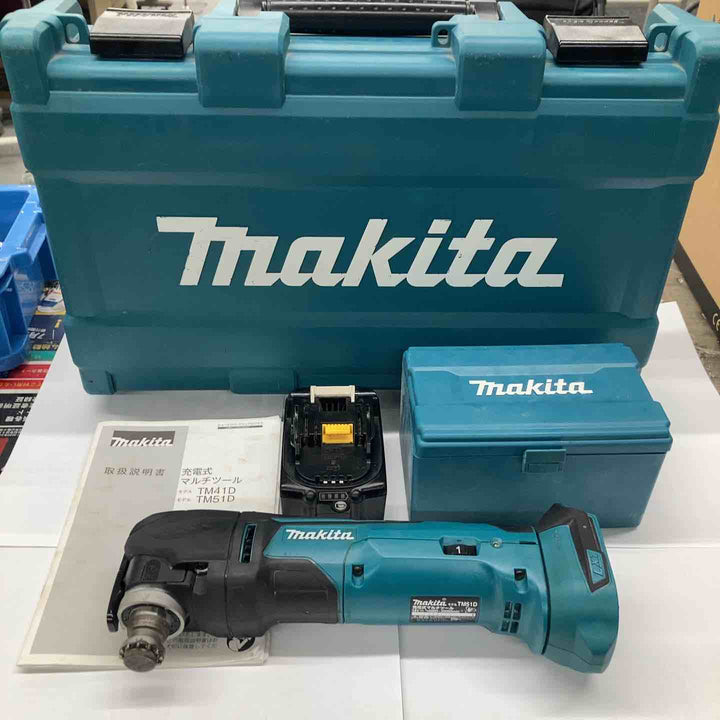 ★マキタ(makita)18V コードレスマルチツール TM51DRG 純正バッテリー1個付属【戸田店】