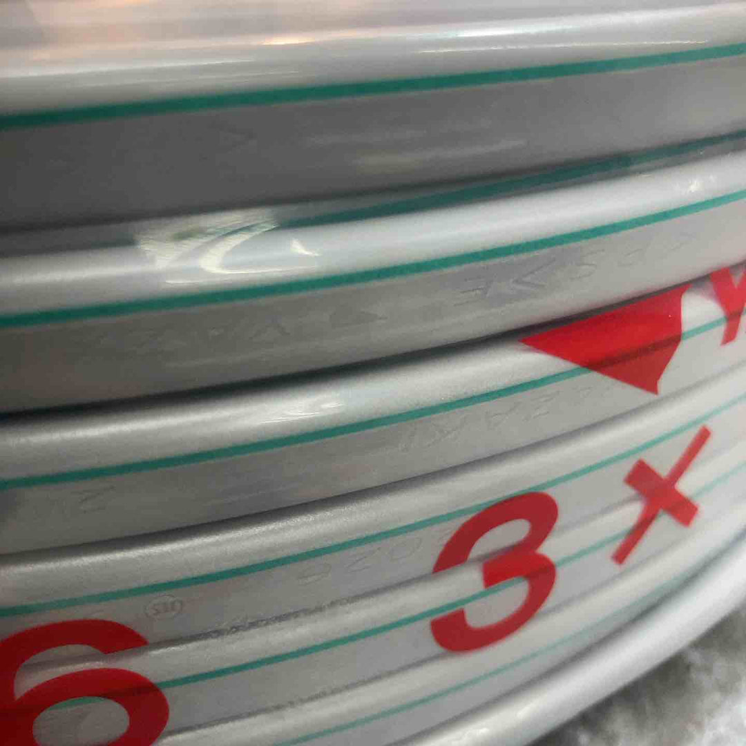 【未使用品】YAZAKI  VVFケーブル 3×1.6mm 100ｍ巻 Gライン 黒・白・緑 シール剥がれあり【八潮店】