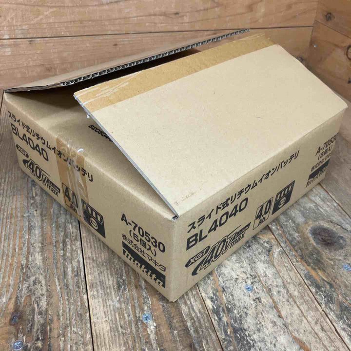 【未使用まとめ売り/特価】マキタ(makita) リチウムイオンバッテリー 40Vmax/4.0Ah BL4040 A-69939 計5点 まとめ【所沢店】