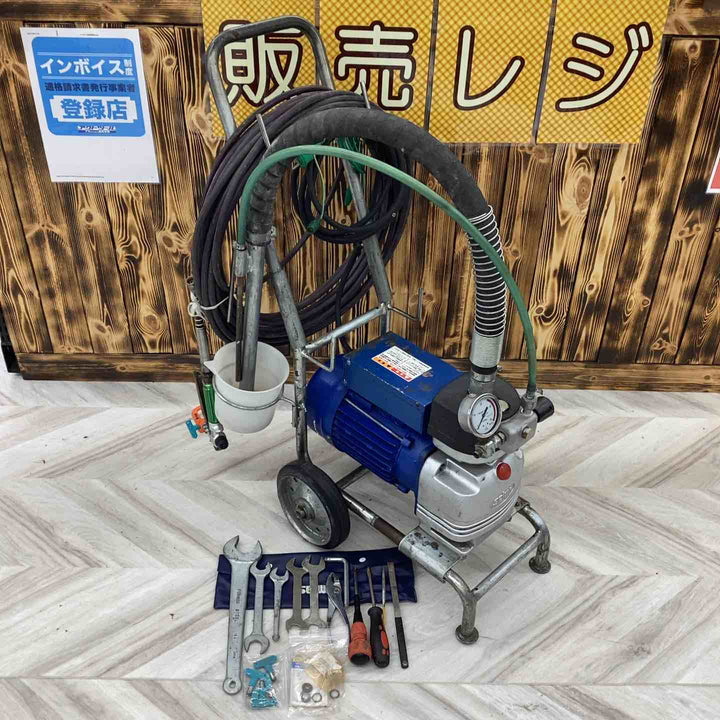 【店頭受取り限定】精和産業(セイワ) 塗装機 電動エアレス スーパー60DX エアレス塗装機 SP-60DX　通電確認のみ　【越谷店】