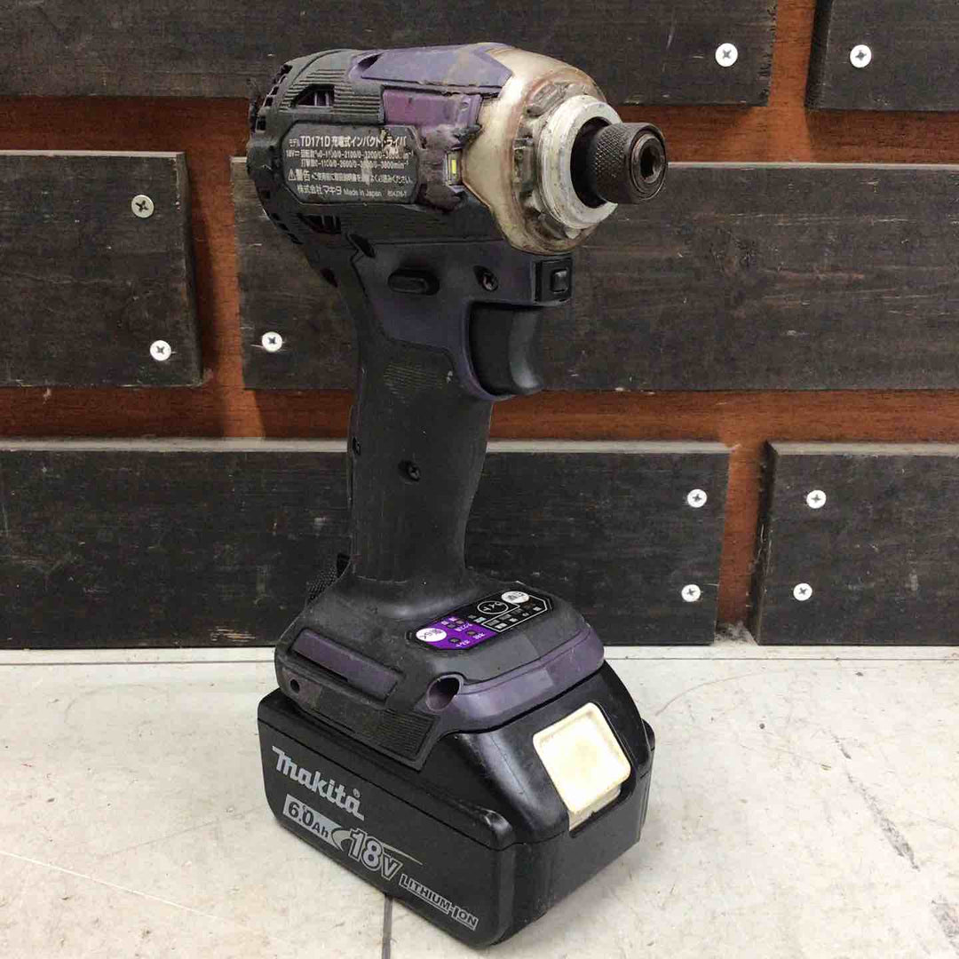 【現状品】 マキタ/makita コードレスインパクトドライバー TD171DZAP 【鴻巣店】