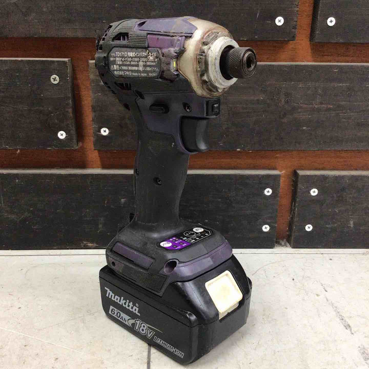【現状品】 マキタ/makita コードレスインパクトドライバー TD171DZAP 【鴻巣店】