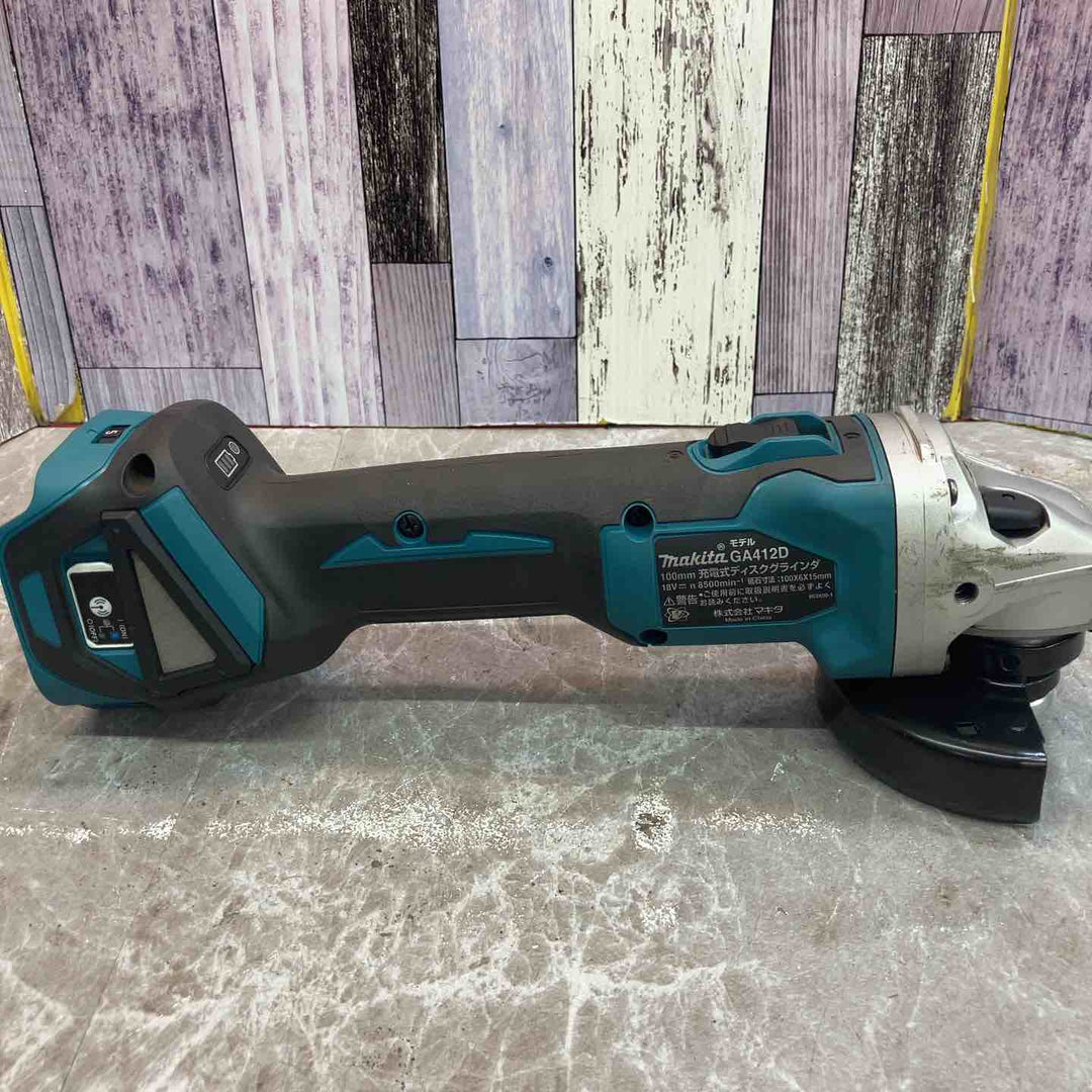 ★マキタ(makita) 100mmコードレスディスクグラインダ GA412DRGX【八潮店】