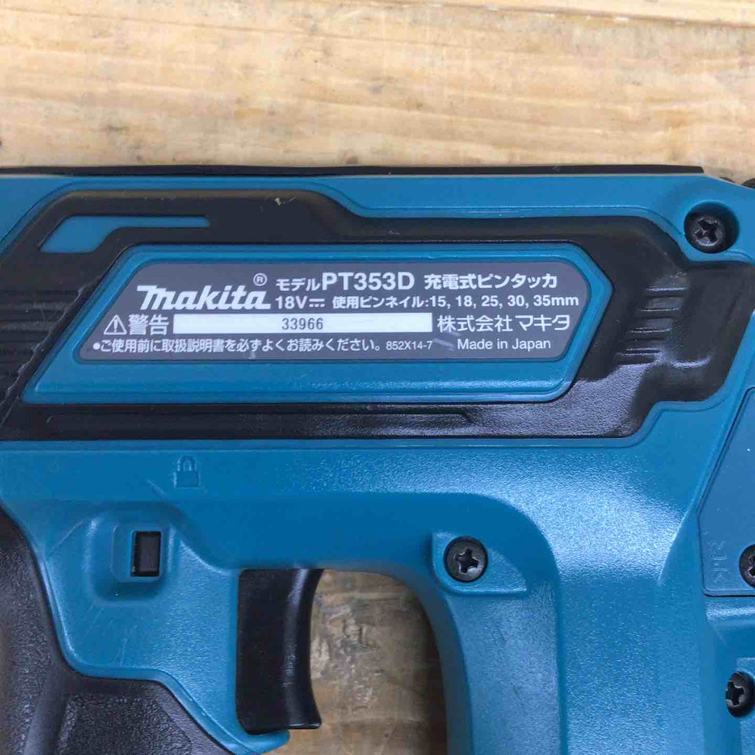 マキタ(makita) コードレスピンネイラ PT353DZ 【東大和店】