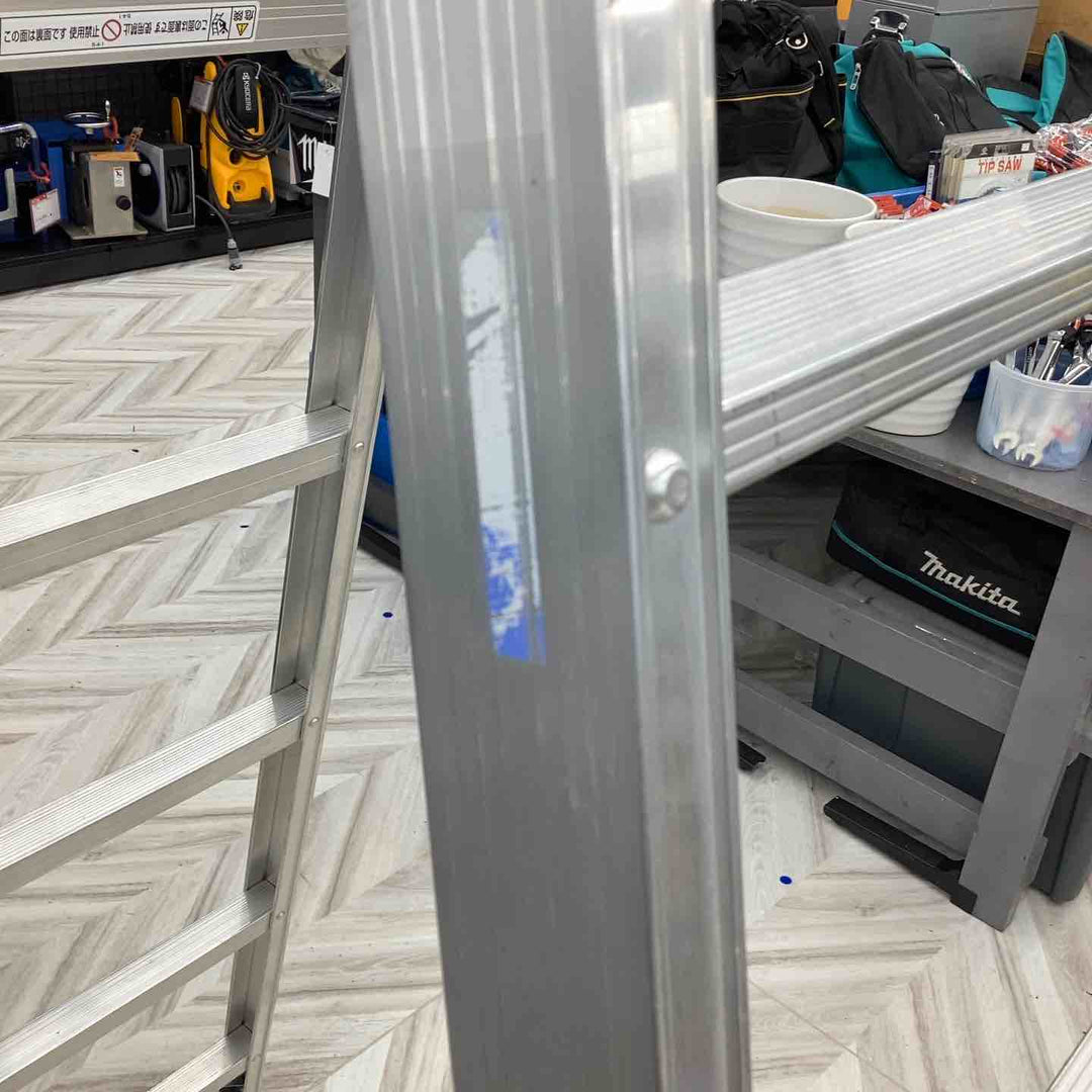 【店頭受取り限定】長谷川工業(Hasegawa)アルミはしご兼用脚立 天板トレー RD2.0-21(1.99m)【越谷店】