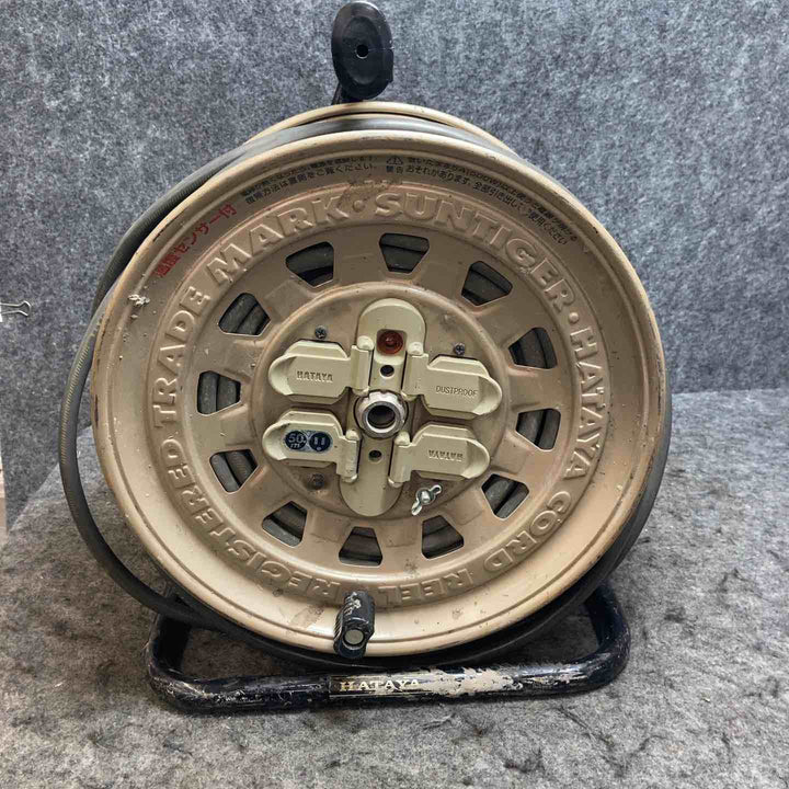 ハタヤ(HATAYA) サンタイガーリール100V型 GT-501KX 50m コードリール 温度センサー付 接地付【桶川店】