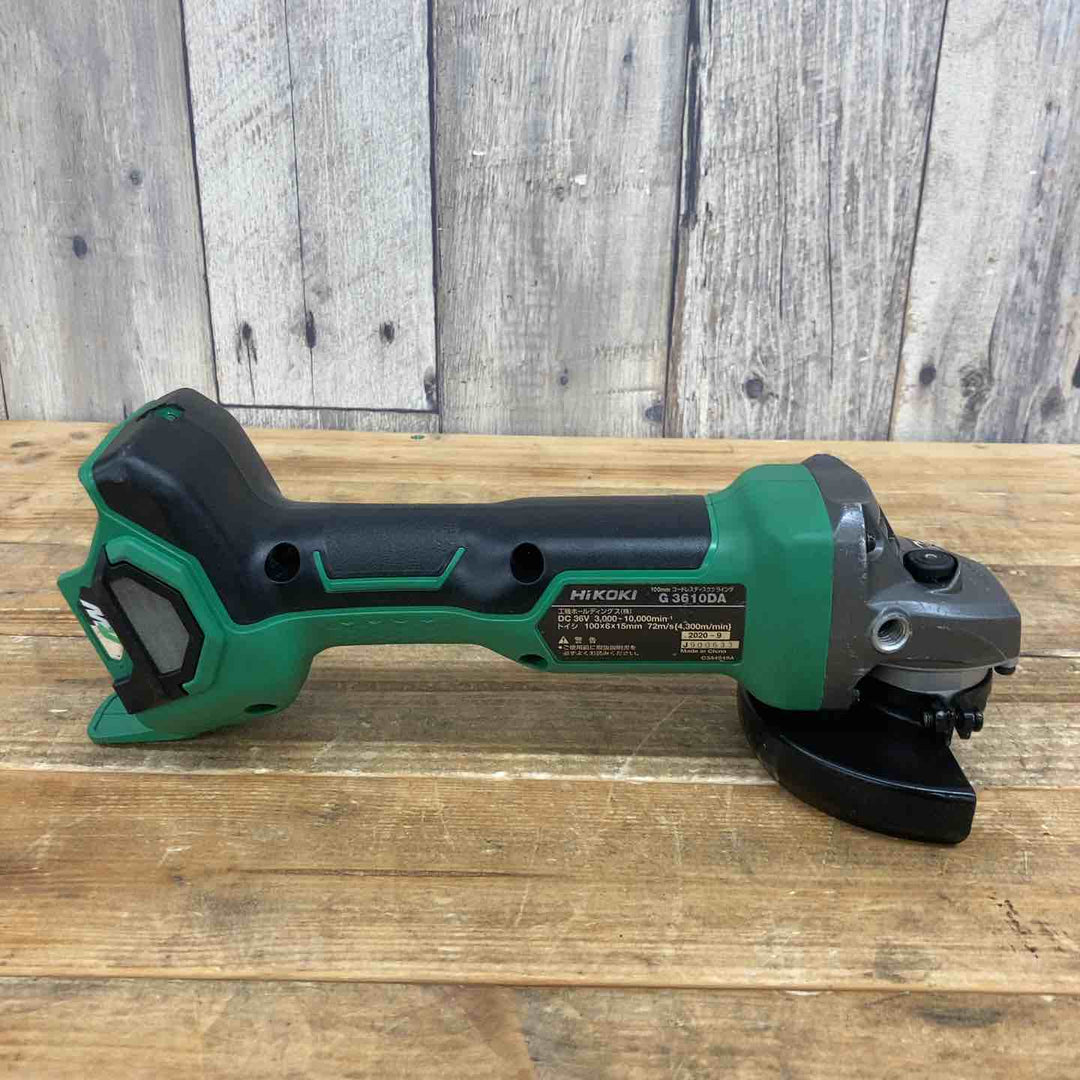 ハイコーキ(HIKOKI ※旧:日立工機) 100mmコードレスディスクグラインダ G3610DA(NN) 【東大和店】