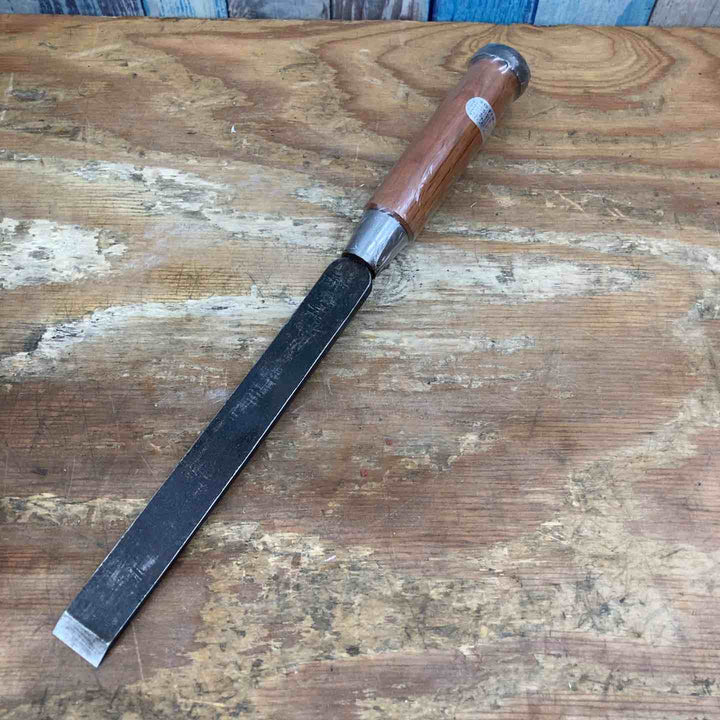 【中古品】　「悦英」銘 鑿 長刃 突き鑿 のみ 和工具 大工道具【柏店】