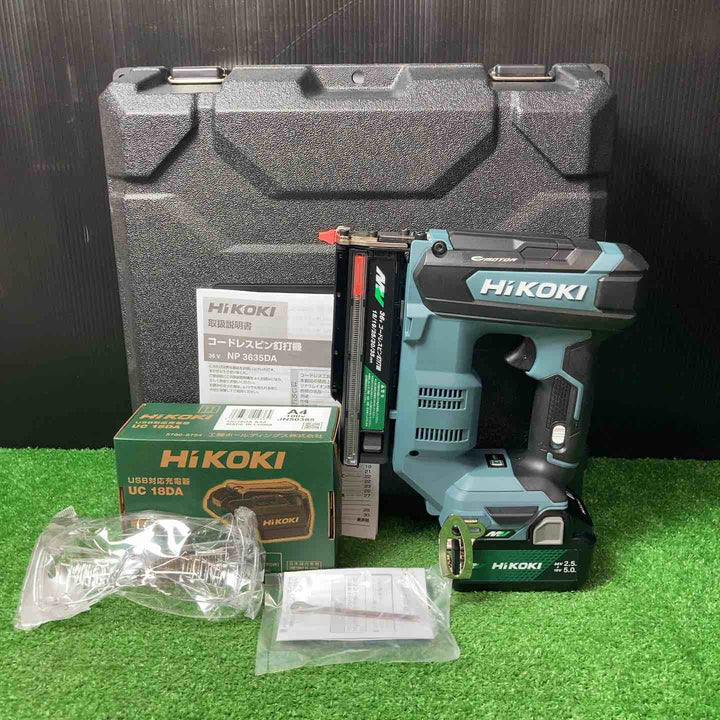ハイコーキ(HIKOKI ※旧:日立工機) コードレスピンネイラ NP3635DA(XEZ)(SA) シャドーアッシュ【岩槻店】