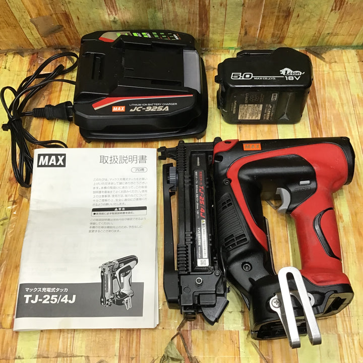 【中古】マックス(MAX) コードレスタッカ TJ-25/4J-BC/1850A【草加店】