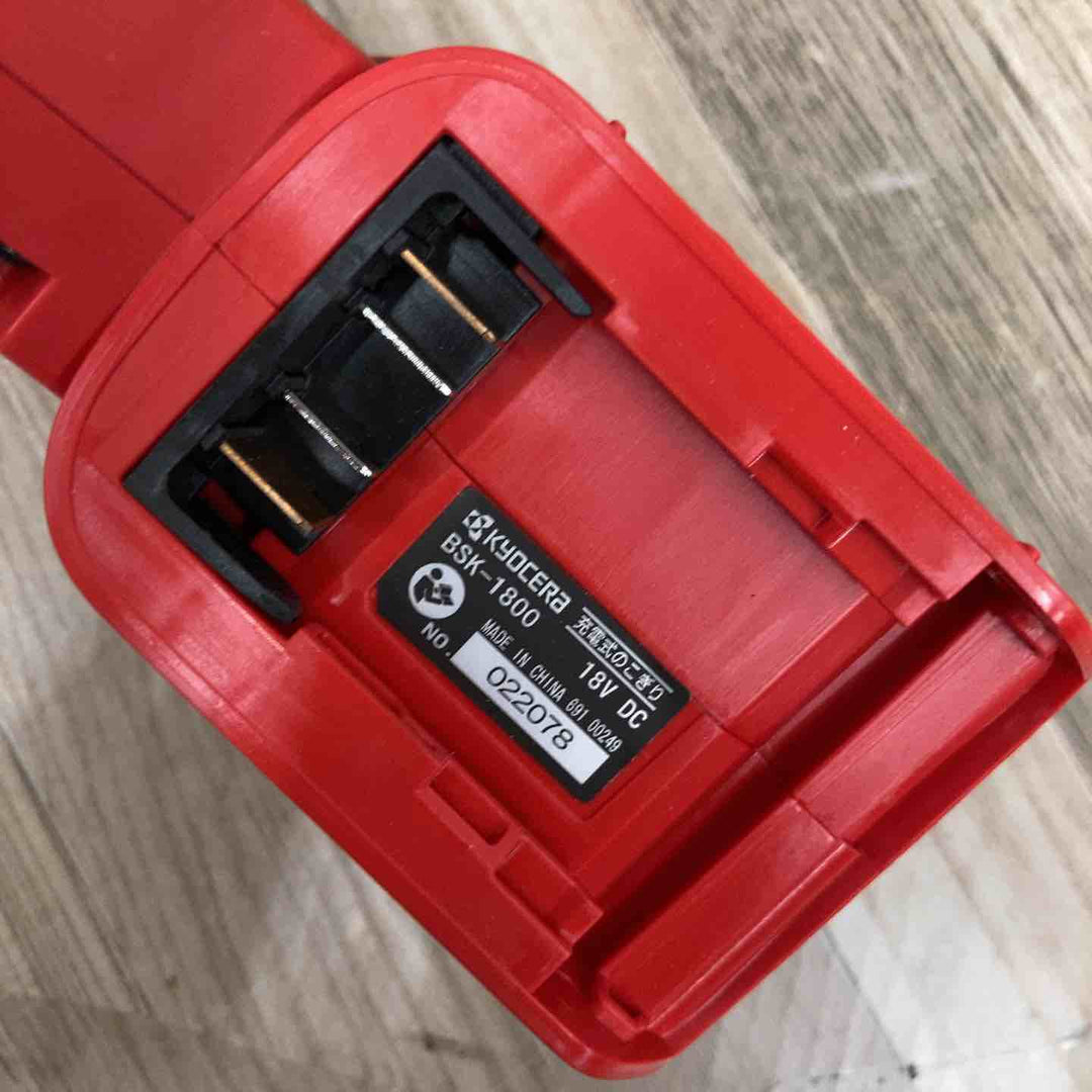 ◇リョービ(Ryobi)　18V充電式ノコギリ  BSK-1800L1 618600A【八潮店】