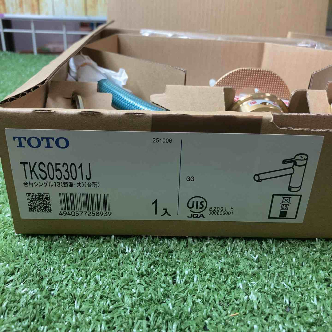 ◇TOTO 混合水栓 TKS05301J【川崎店】