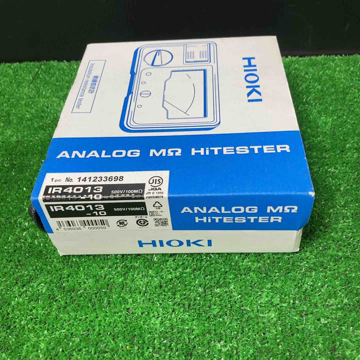 HIOKI(日置電機) 絶縁抵抗計 アナログメグオームハイテスタ IR4013-10【岩槻店】