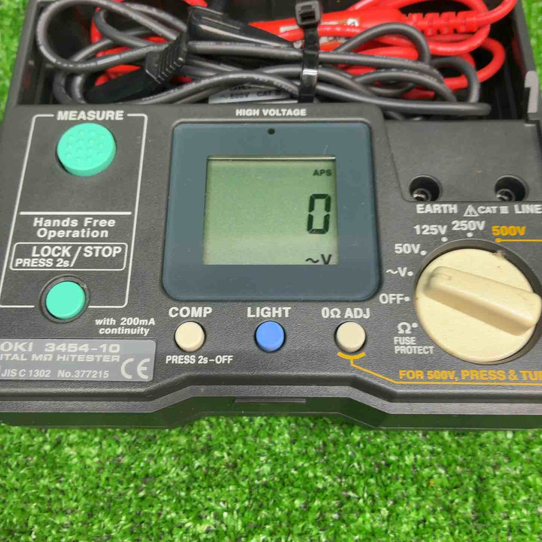 日置電機(HIOKI) デジタルメグオームハイテスタ 3454-10【藤沢店】
