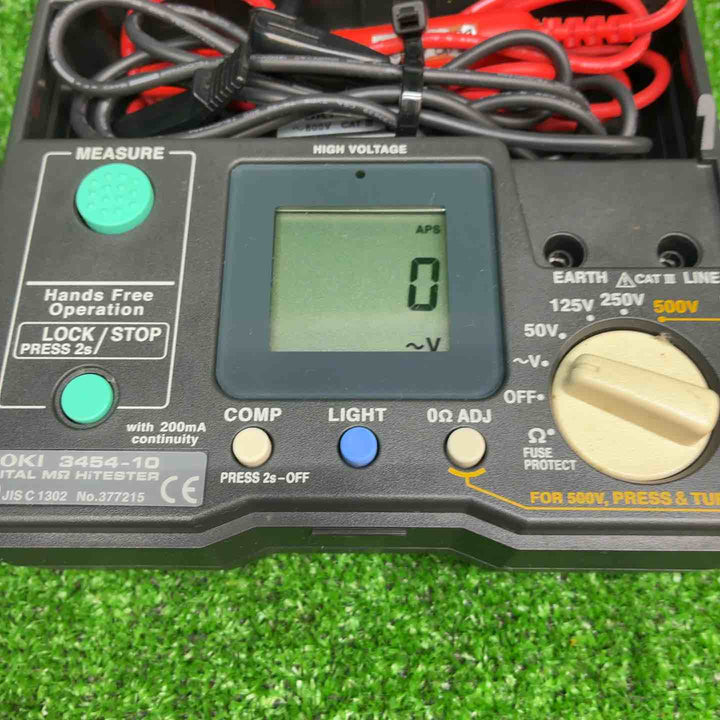 日置電機(HIOKI) デジタルメグオームハイテスタ 3454-10【藤沢店】