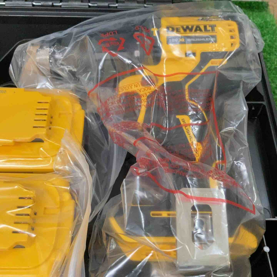 【未使用品】DEWALT 18V XR ブラシレス 振動ドリルドライバー DCD709P2