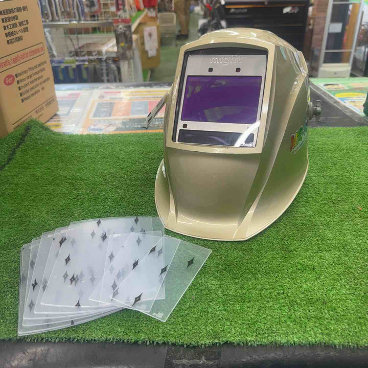 【中古】 マイト工業 自動遮光面 MR-920 交換用グラス付き 【桶川店】