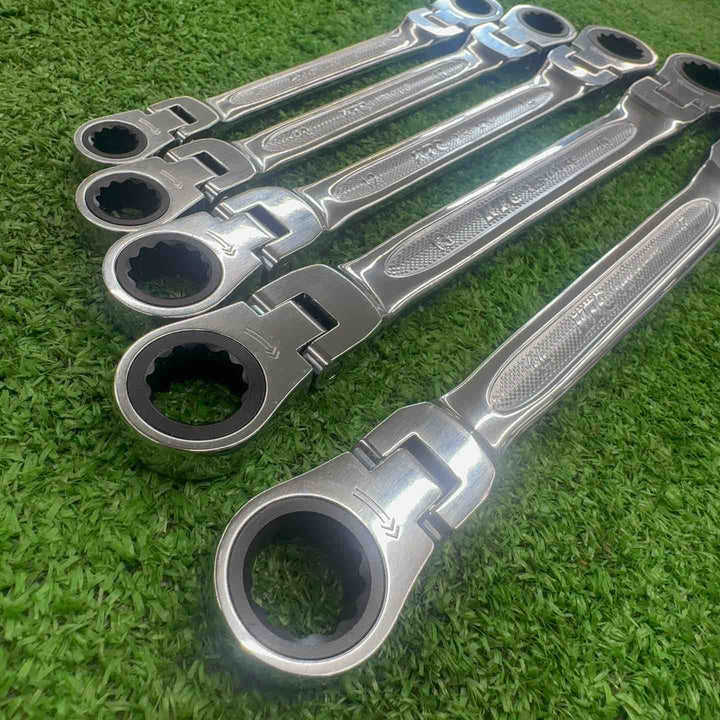 【中古・美品】 KTC ギアレンチ 首振りめがね 5本セット 【桶川店】