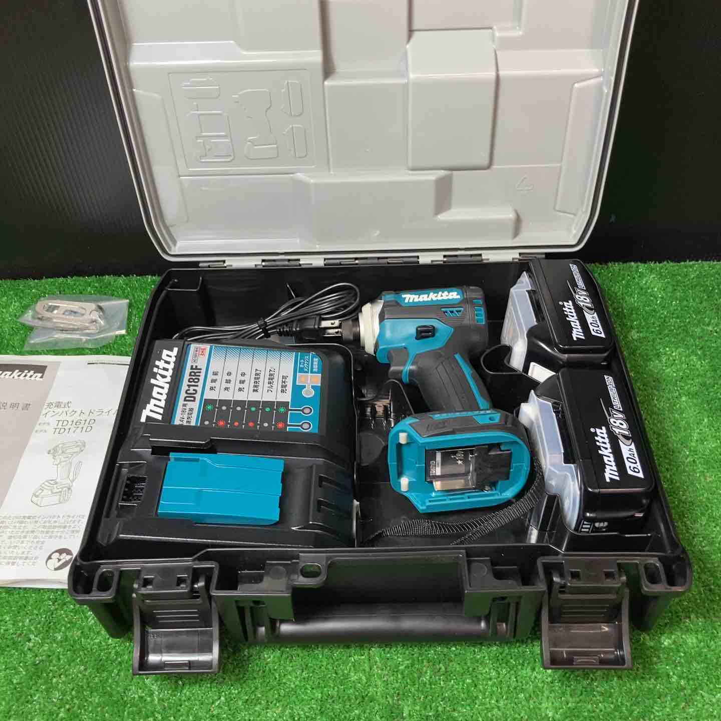 未使用品】makita マキタ 充電式インパクトドライバ TD171DRGX ブルー 